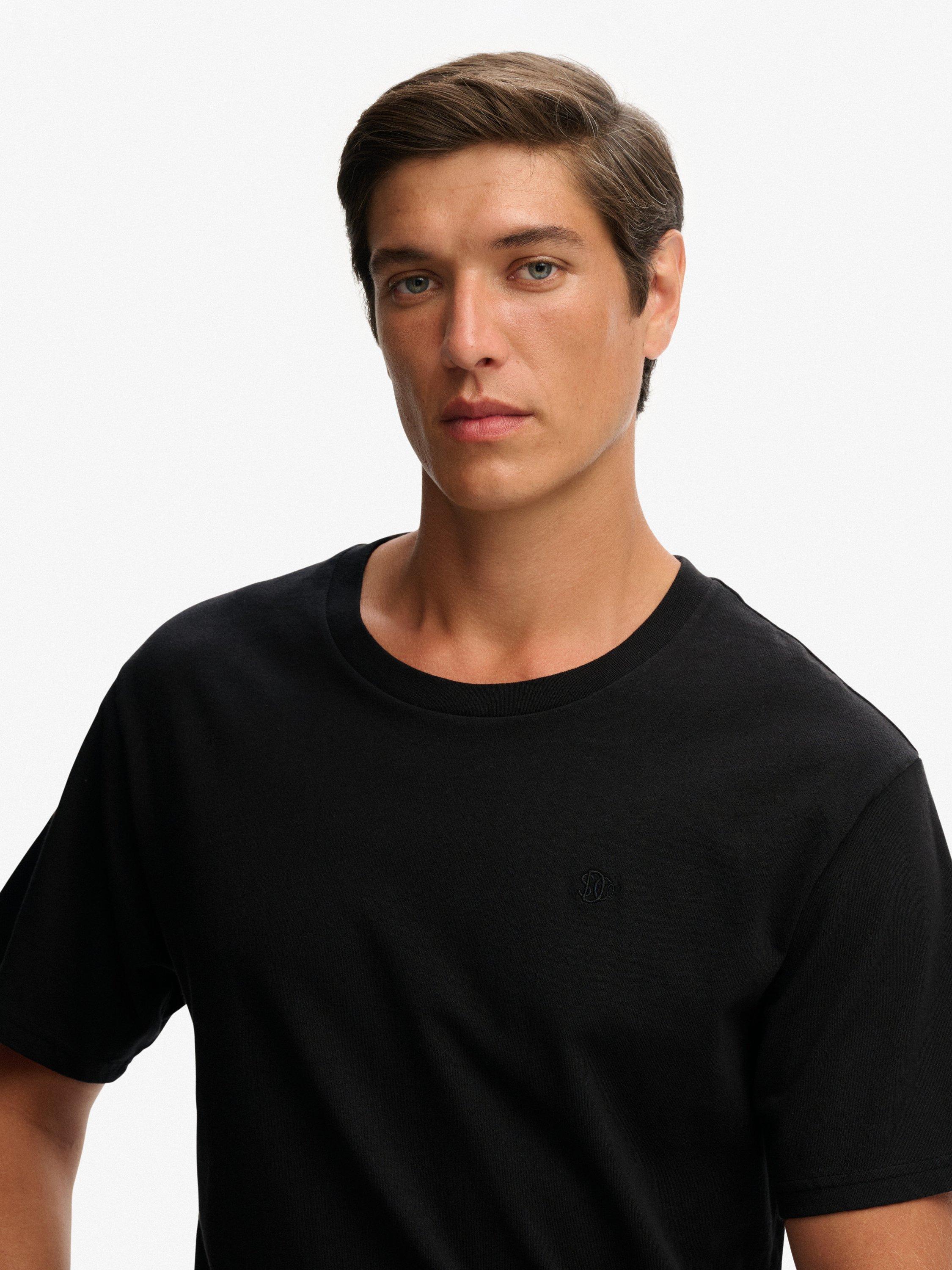 Product image 3 of 4, which shows Superdry Essentials Relaxed T-Shirt, Meteorite Black, S
