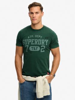 Superdry Vintage Prep Relaxed T-Shirt, Enamel Green