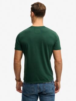 Superdry Vintage Prep Relaxed T-Shirt - view 2, Enamel Green