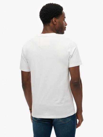 Superdry Crew Neck Cotton T-Shirt - view 2, Optic