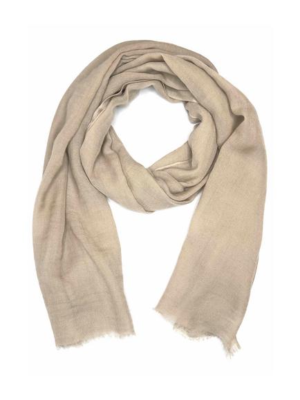 Alie Street Aurielle Silk Wool Scarf, Desert Sand, Desert Sand