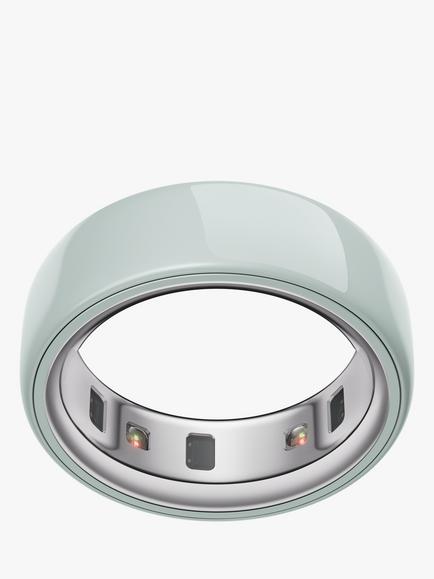 Oura Ring 4 Ceramic Health & Fitness Tracker Smart Ring, Tide
