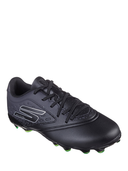 Skechers Kids' Razor 1.5 Football Boots, Black/Silver - view 2, Black/Silver