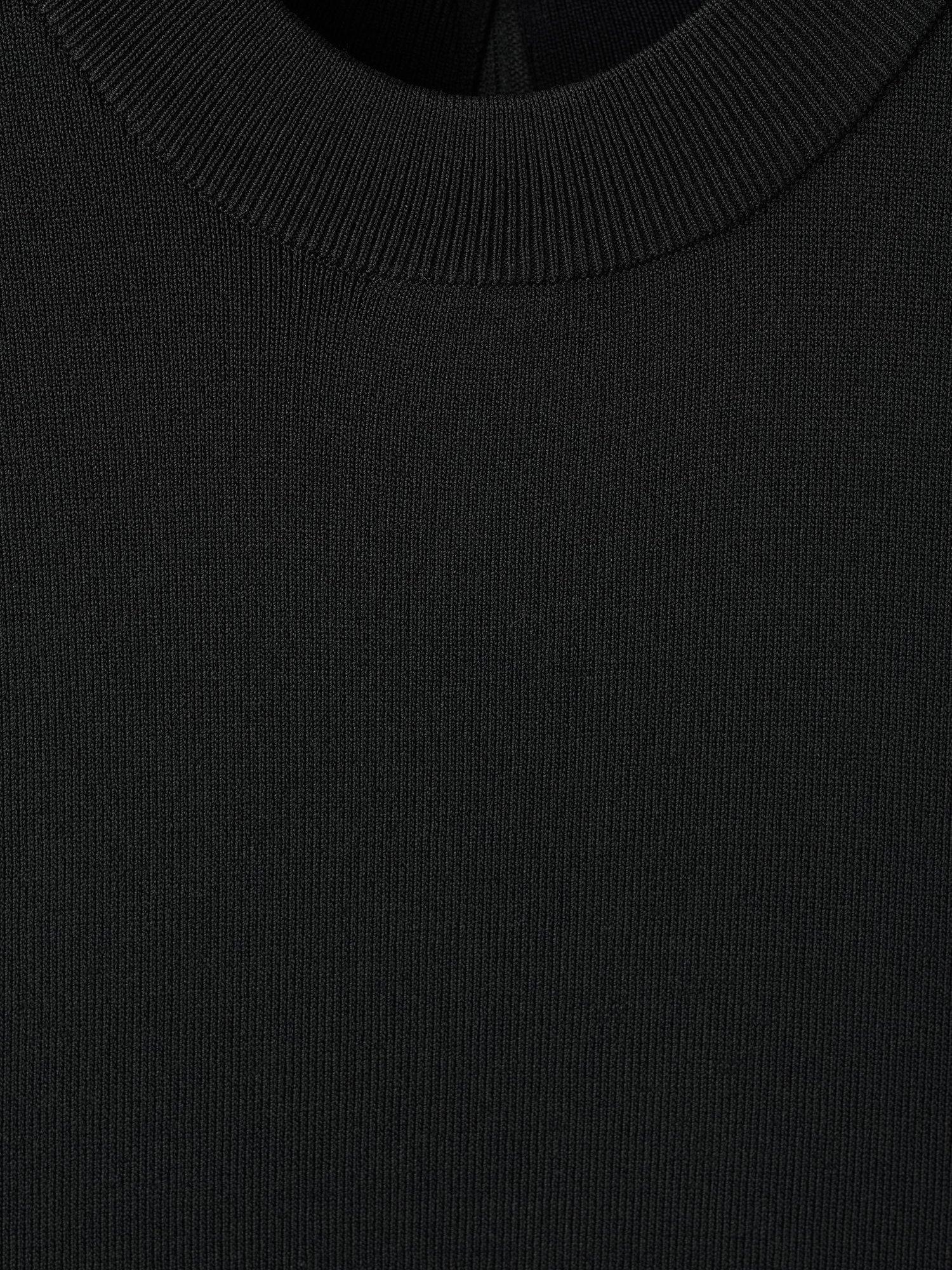 Product image 5 of 8, which shows Mango Niamz Sleeveless Midi Dress, Black, 10