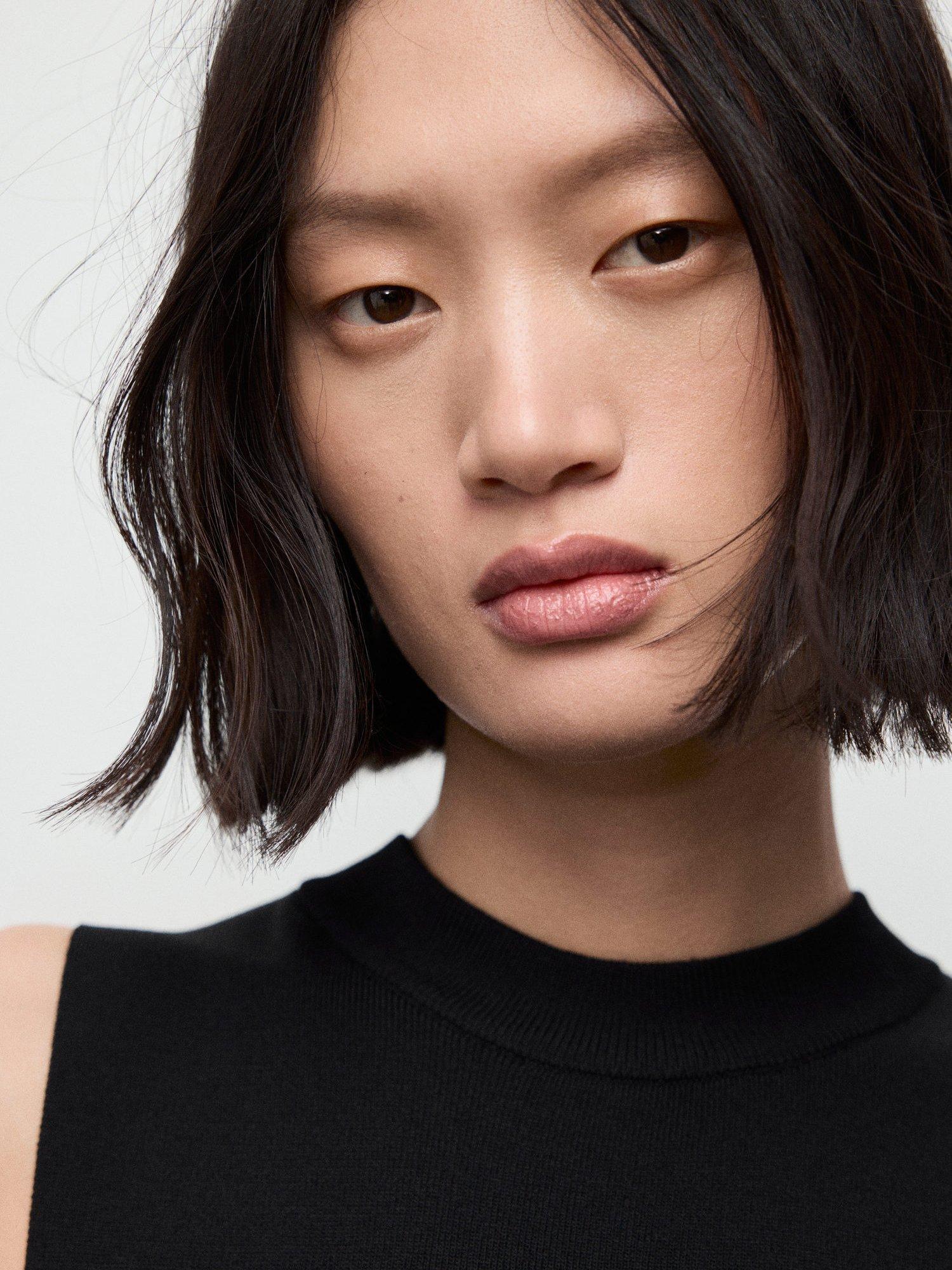 Product image 6 of 8, which shows Mango Niamz Sleeveless Midi Dress, Black, 10