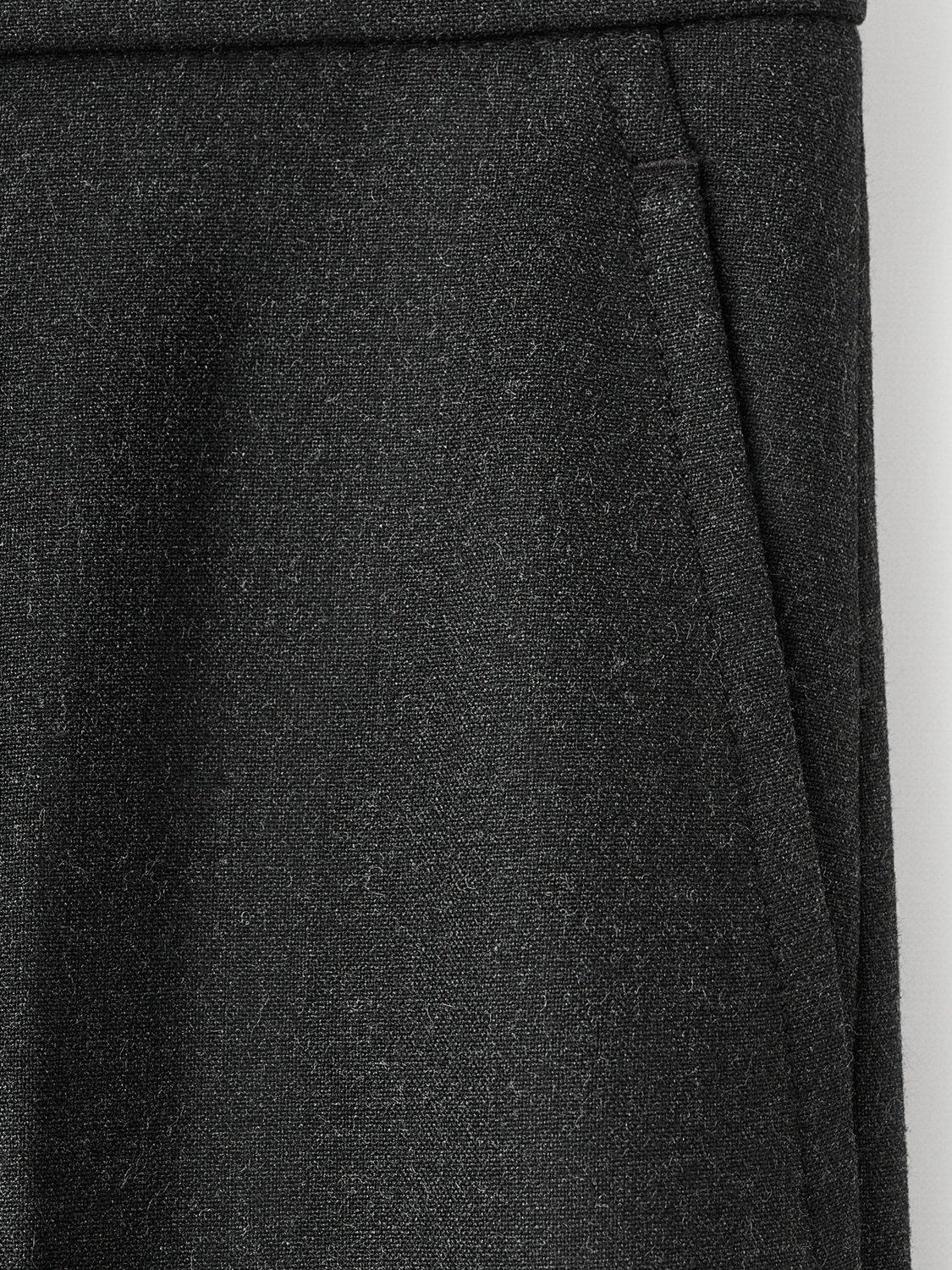 Product image 5 of 8, which shows Mango Daisy Wide Leg Trousers, Grey, 4