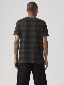 Levi's Cotton Regular Fit Classic Pocket Stripe T-Shirt, Dark Phantom - view 2, Dark Phantom