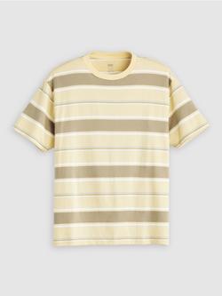 Levi's Red Tab Vintage Cotton Blend Regular Fit Stripe T-Shirt, Stripe Rutabaga - view 2, Stripe Rutabaga