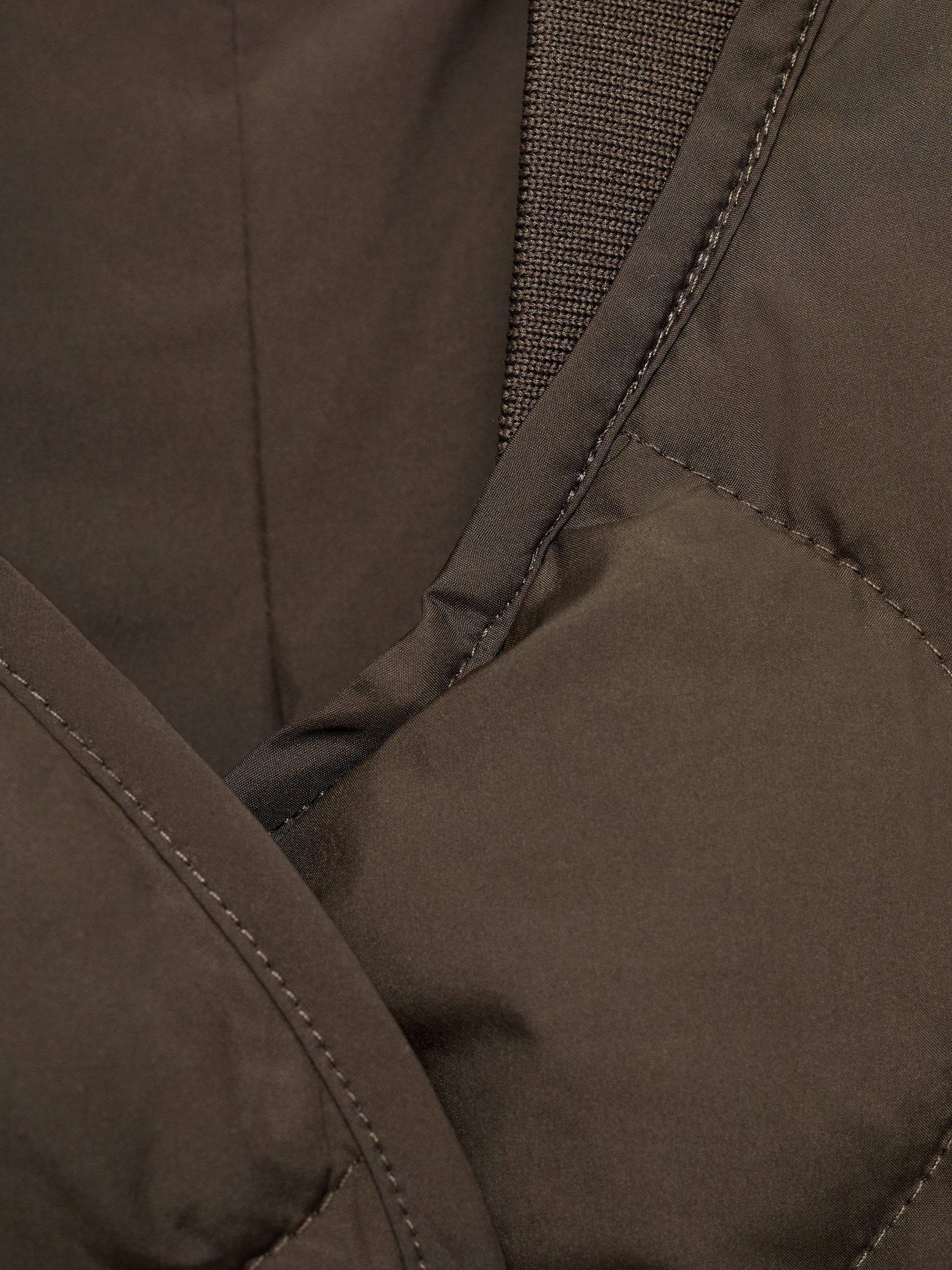 Product image 5 of 7, which shows Mango Nat Quilted Jacket, Brown, XS