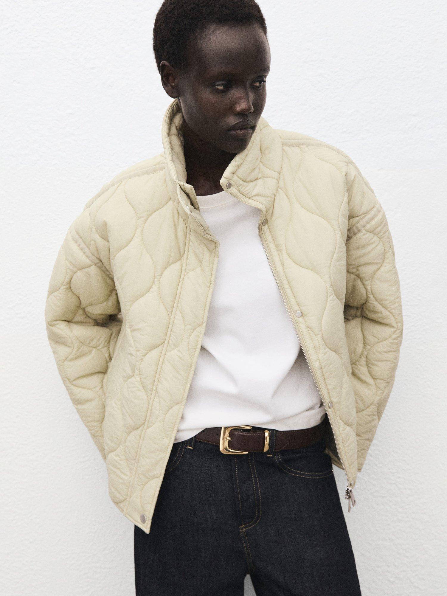 Product image 1 of 8, which shows Mango Bossa Jacket, Light Beige, L