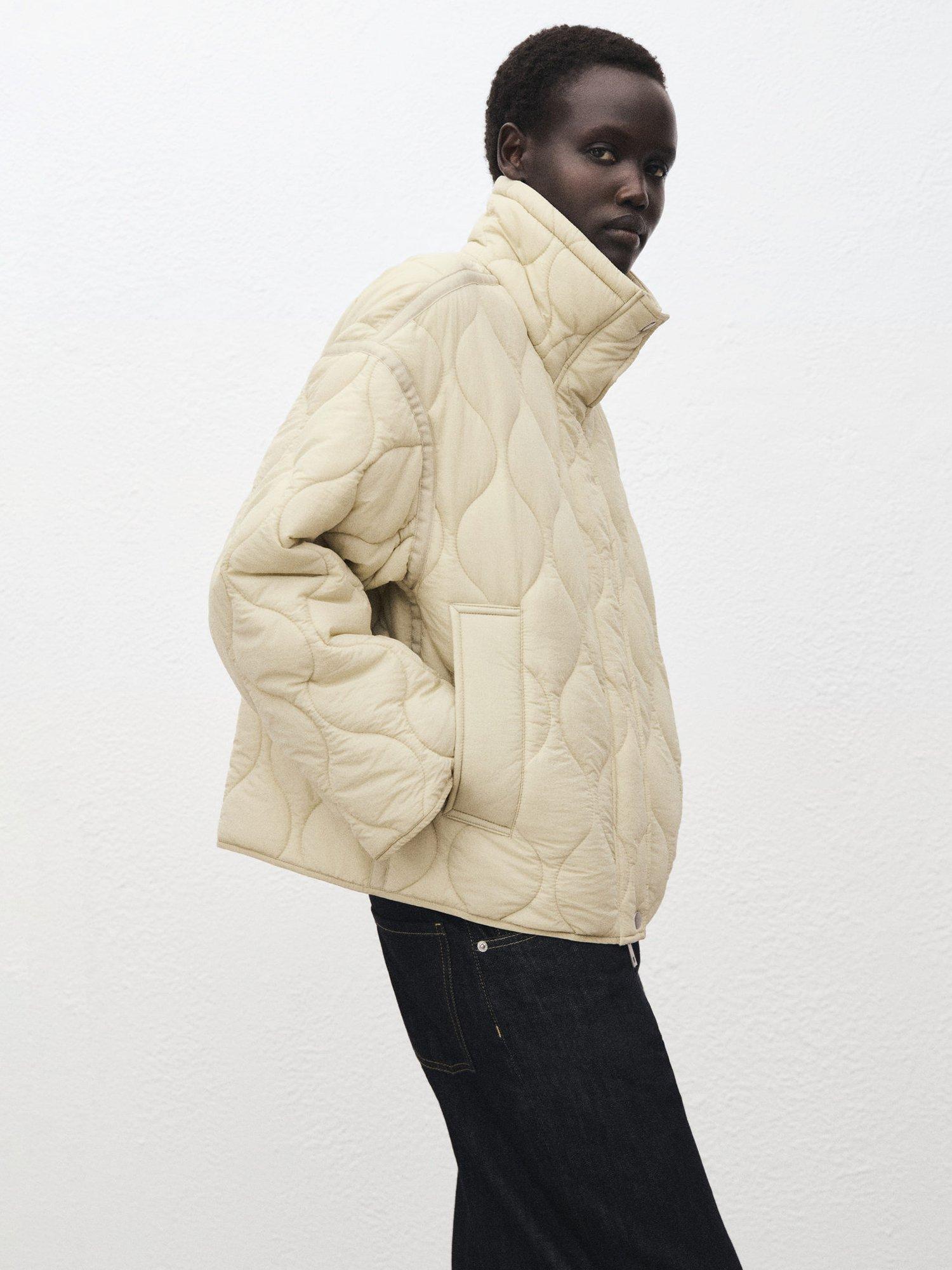 Product image 7 of 8, which shows Mango Bossa Jacket, Light Beige, L