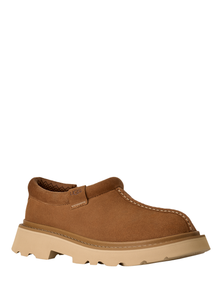 UGG Tasman Lug Suede Clogs, Chestnut - view 2, Chestnut