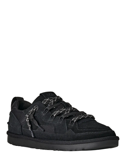 UGG Minimel Suede Blend Trainers, Black - view 2, Black