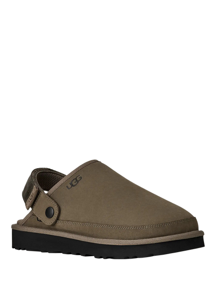 UGG Goldencoast II Nubuck Clogs, Dark Chestnut - view 2, Dried Oregano