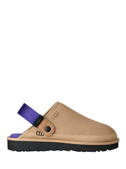 UGG Goldencoast II Suede Clogs, Sand/Regal Blue, Sand/Regal Blue