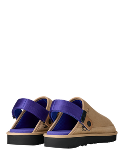 UGG Goldencoast II Suede Clogs, Sand/Regal Blue - view 2, Sand/Regal Blue
