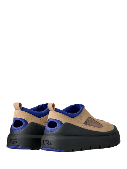 UGG Heritage Utility Axoid Suede Blend Trainers, Sand/Regal Blue - view 2, Sand/Regal Blue