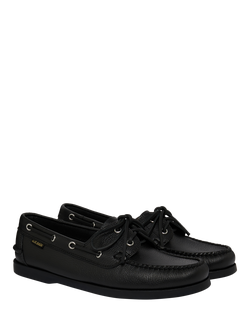 G.H.BASS Jetty II 2-Eye Boat Shoes, Black - view 2, Black