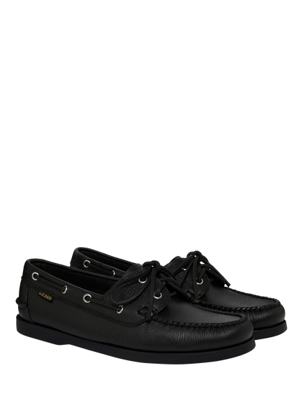 G.H.BASS Jetty II 2-Eye Boat Shoes, Black - view 2, Black