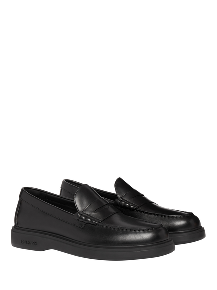 G.H.BASS Bosco Cupsole Penny Loafers, Black - view 2, Black