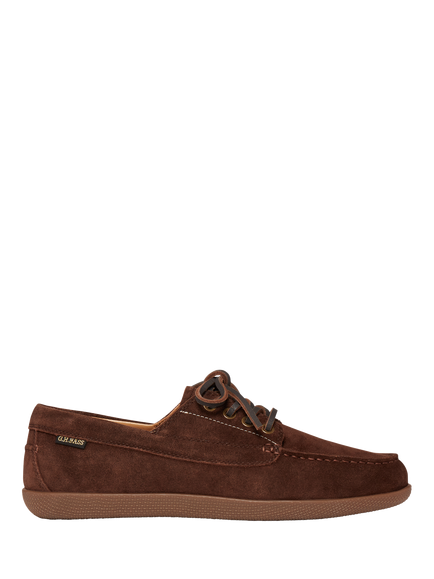 G.H.BASS Wilton Drive 4-Eye Lace-Up Shoes, Dark Brown, Dark Brown