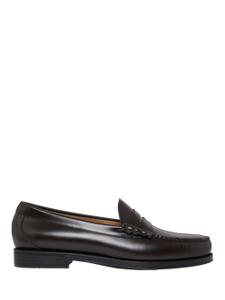 G.H.BASS Easy Weejuns Larson Penny Loafers, Dark Chocolate, Dark Chocolate