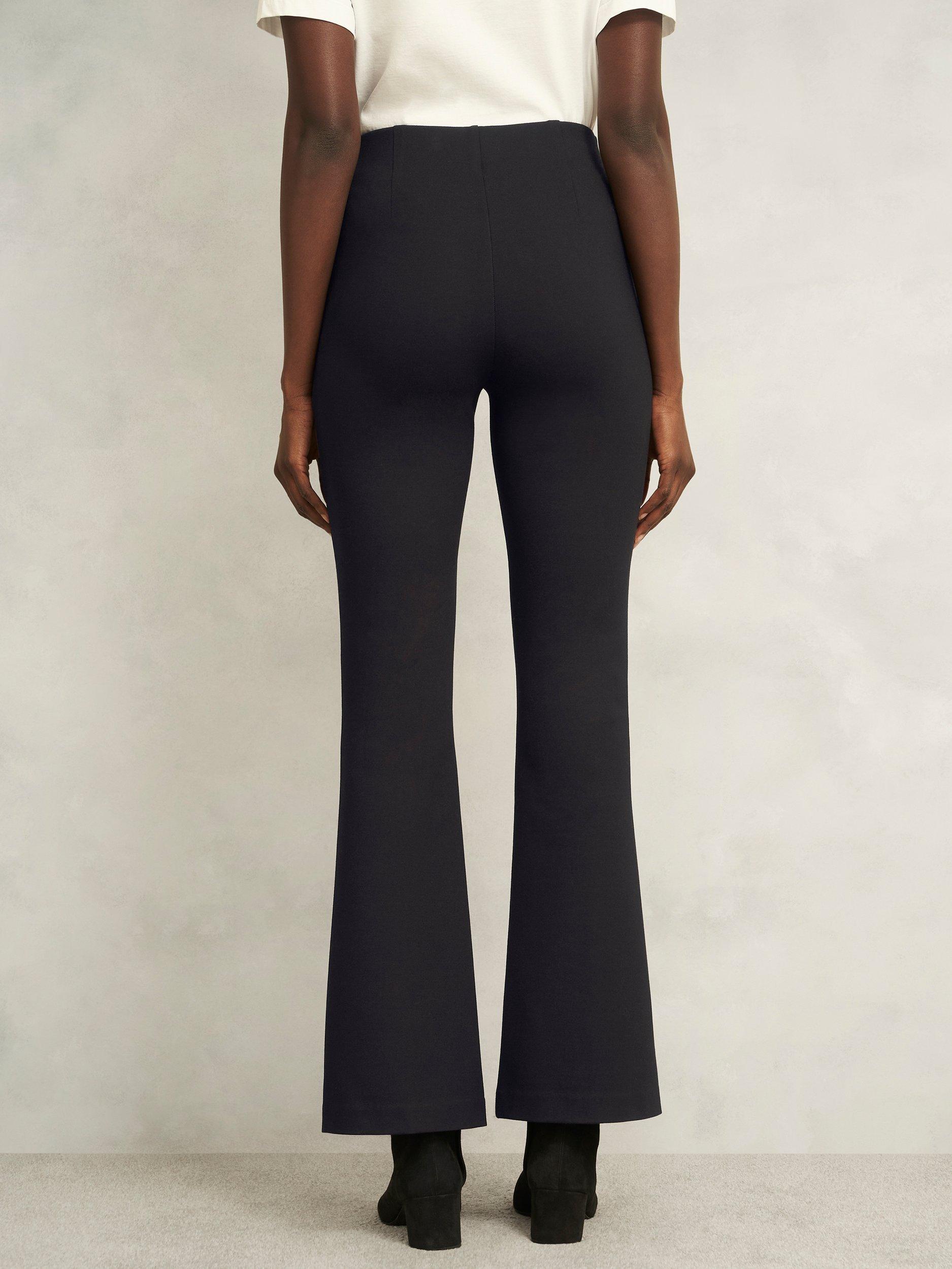 Product image 2 of 6, which shows Hobbs Erica Ankle Grazer Leggings , Black, 10