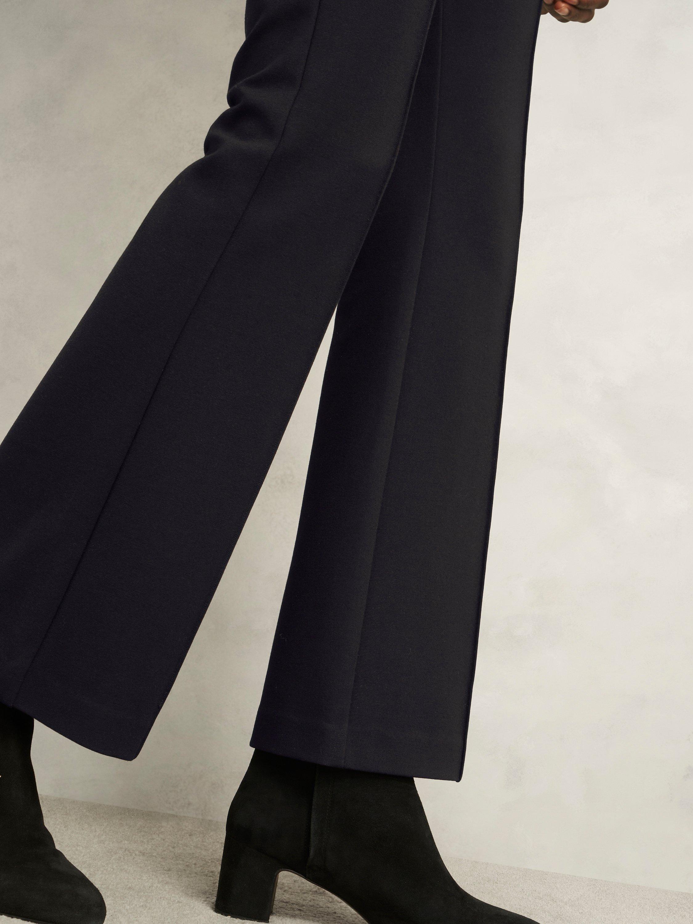 Product image 3 of 6, which shows Hobbs Erica Ankle Grazer Leggings , Black, 10