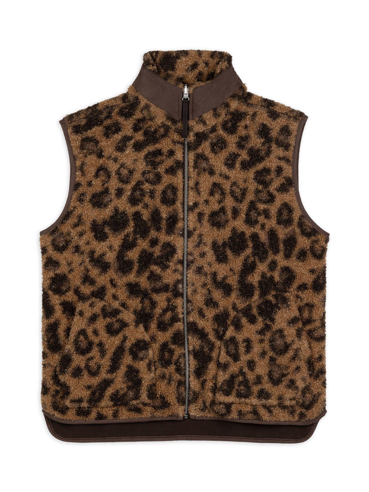 Buy Leopard Print Faux Fur Gilet from the Next UK online shop