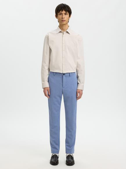 Selected Slim Fit Suit Trousers - view 2, Light Blue