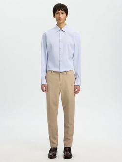 Selected Slim Fit Suit Trousers, Sand