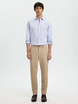 Selected Slim Fit Suit Trousers - view 2, Sand