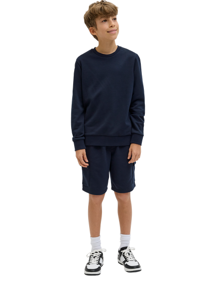 Jack & Jones Kids' Bradley Jogger Shorts, Navy Blazer, Navy Blazer