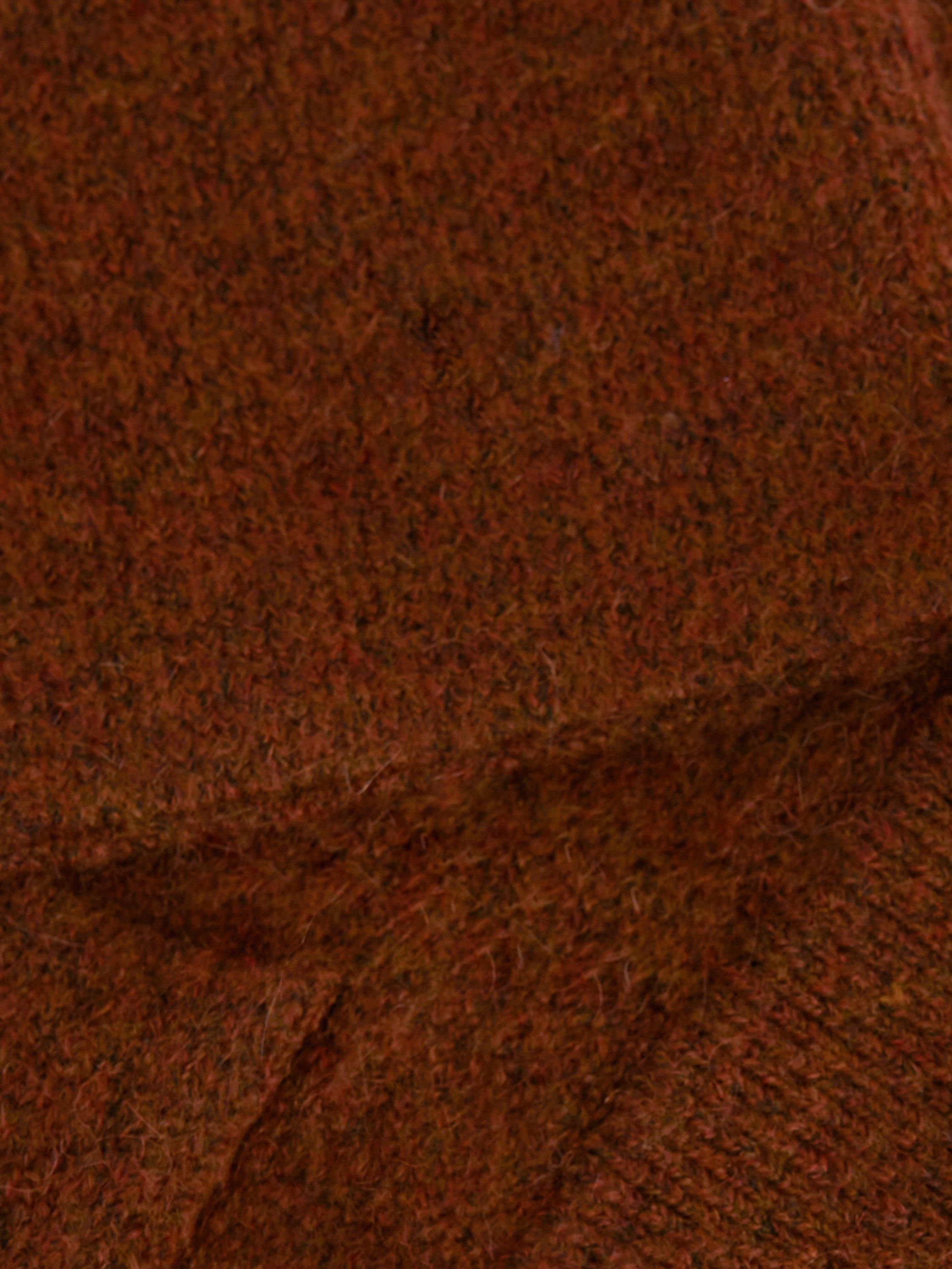 Product image 2 of 2, which shows Phase Eight Clara Knitted Jacket, Brown, XS