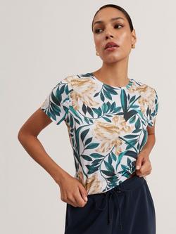 Ted Baker Selley Floral T-Shirt, Cream, Cream