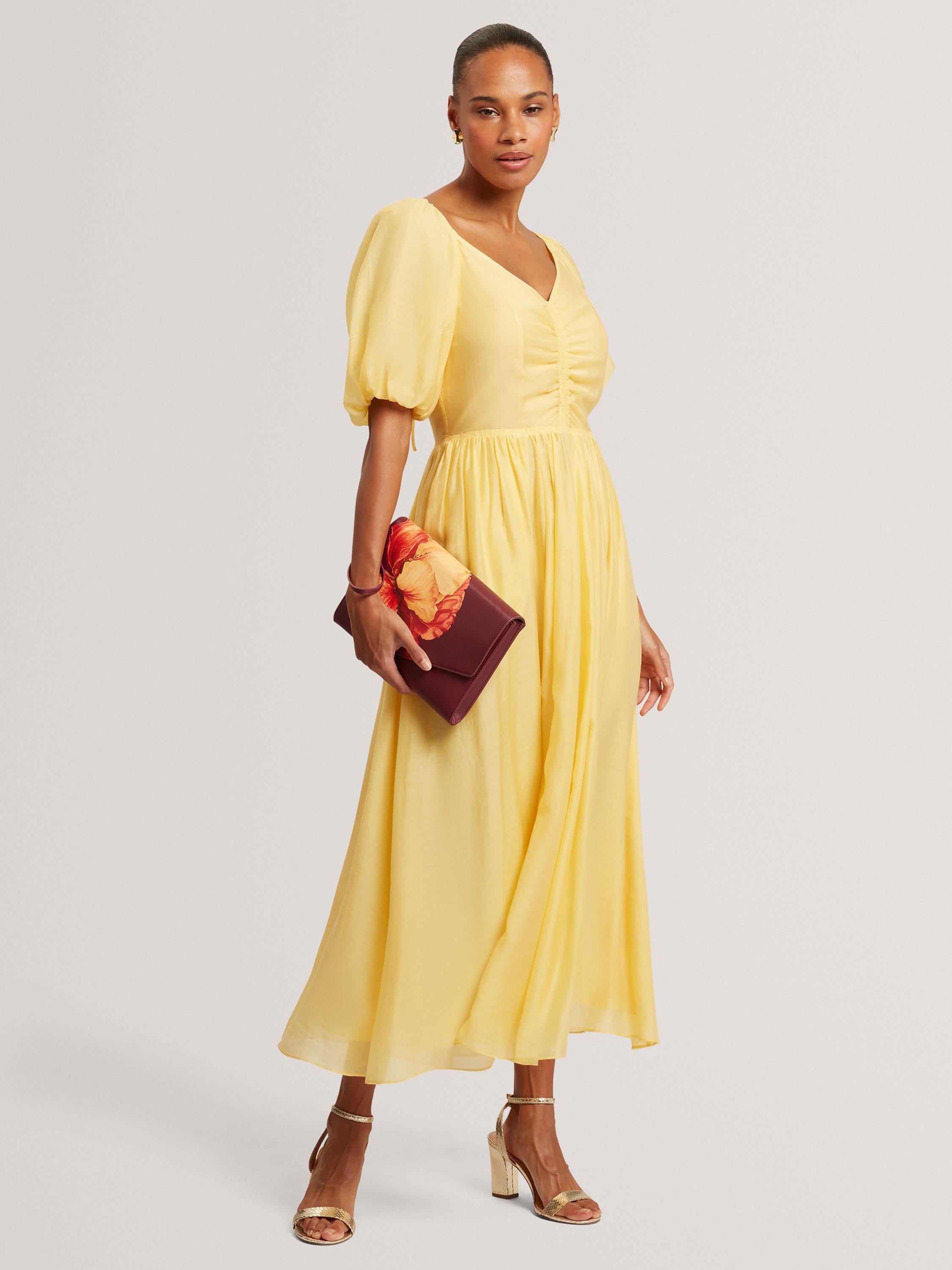 asymmetrical yellow dress MS. GODET ASYMMETRIC YELLOW MINI DRESS | CULT MIA