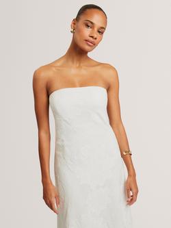 Ted Baker Sannii Embroidered Floral Midi Dress, White - view 2, White