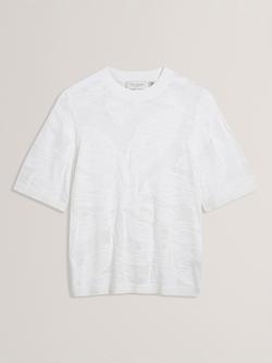 Ted Baker Zoraya Floral T-Shirt, Ivory, Ivory