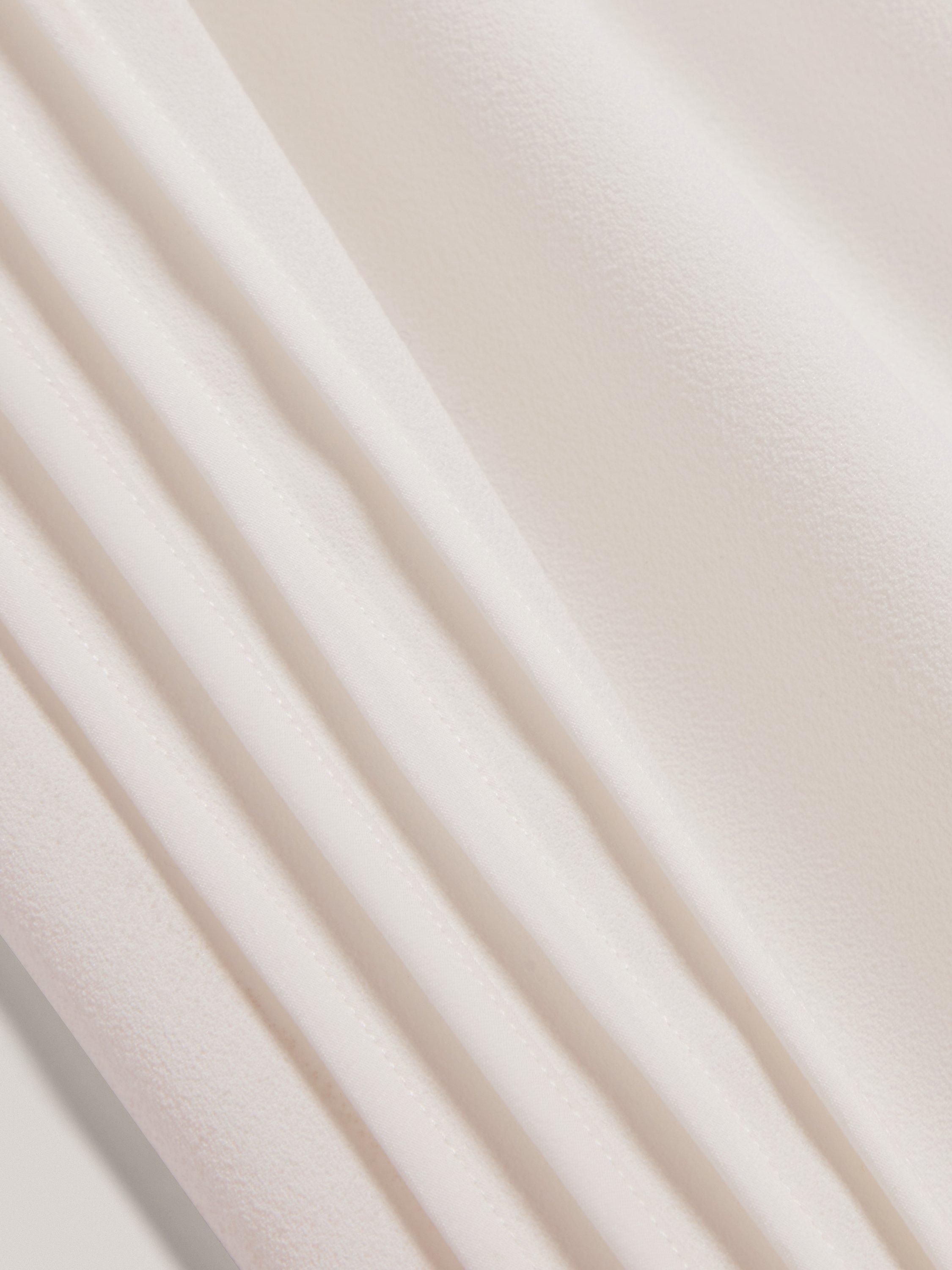 Product image 5 of 7, which shows Ted Baker Marmia Sleeveless Round Neck Top, Ivory, 8