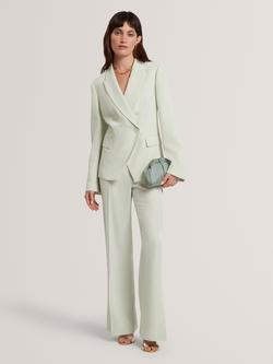 Ted Baker Brida Double Breasted Blazer, Pastel Green, Pastel Green