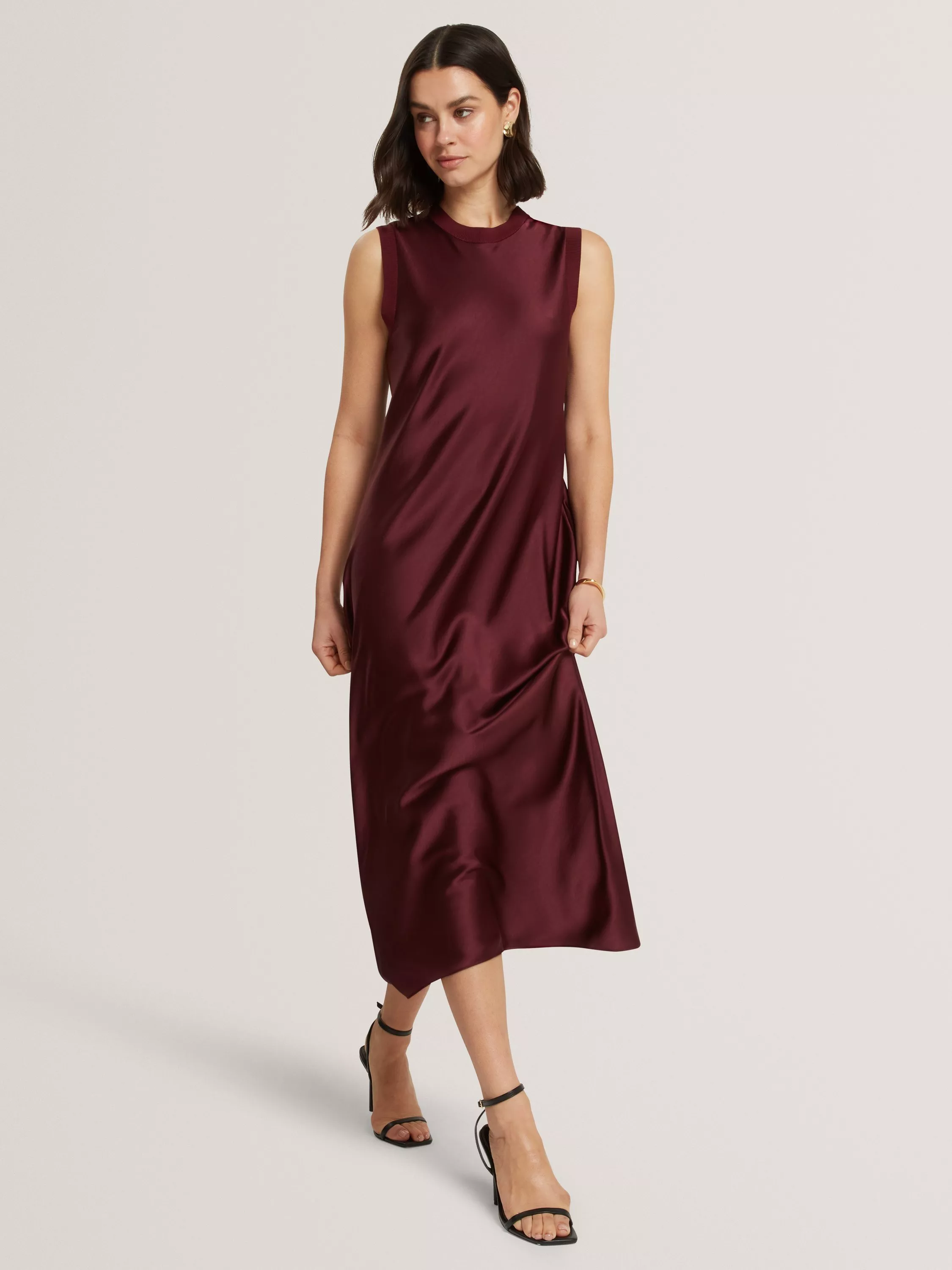 open lace back dress Erin Dress – Dress the Population main image 0