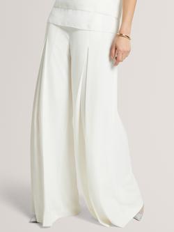 Ted Baker Aepi Front Pleat Wide Leg Trousers - view 2, White