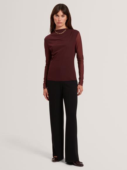 Ted Baker Gorjja Crepe Trousers, Black, Black