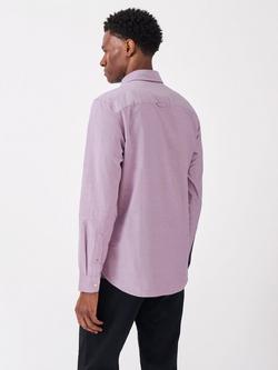 Crew Clothing Slim Fit Oxford Cotton Shirt - view 2, Plum