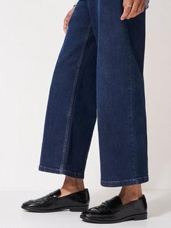 Crew Clothing Leather Flat Heel Round Toe Loafers - view 2, Black