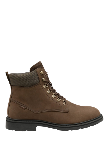 Loake Nevis Nubuck Leather Waterproof Derby Boots, Brown Oiled