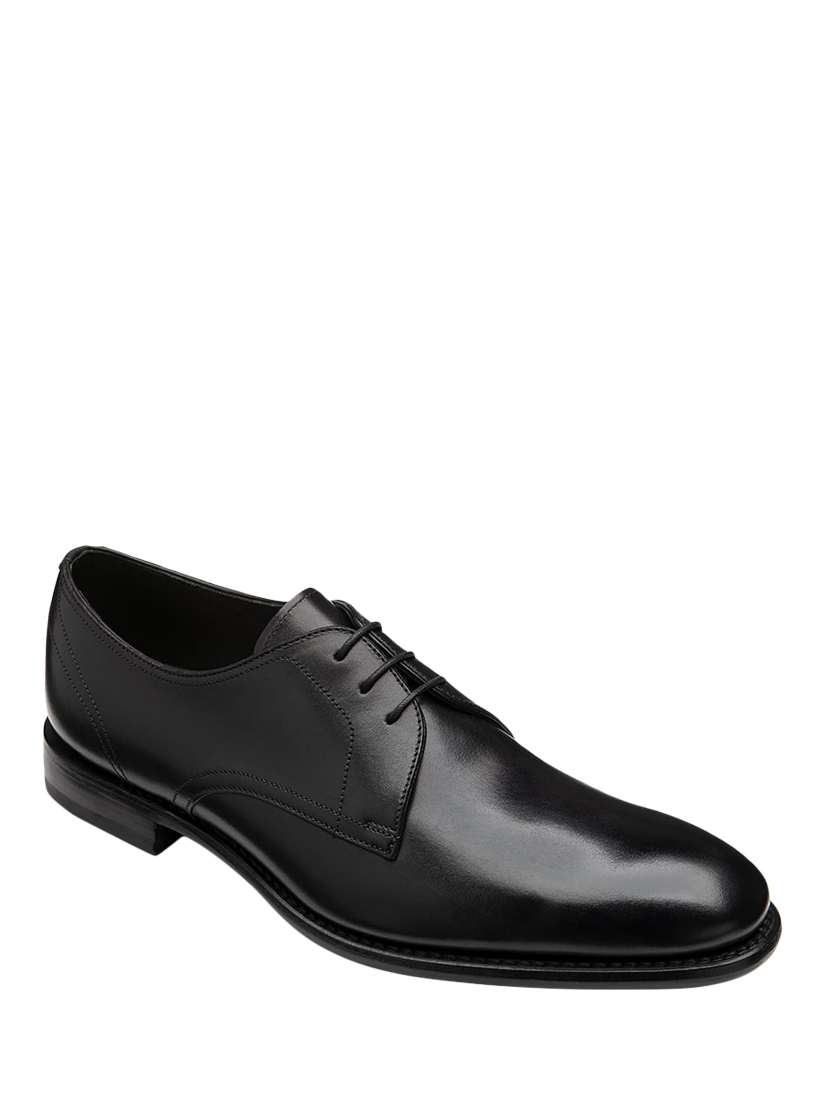 Product image 2 of 3, which shows Loake Atherton Leather Derby Shoes, Black, 7