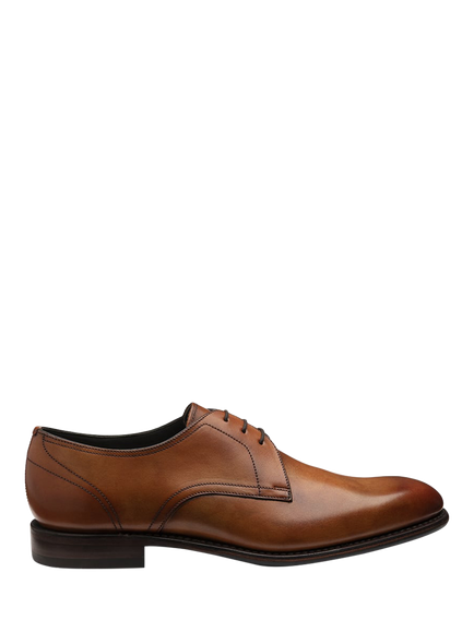 Loake Atherton Leather Derby Shoes, Tan, Tan