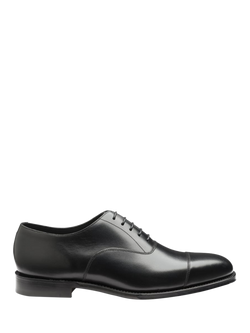 Loake Aldwych Leather Toecap Oxford Shoes, Black