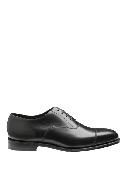 Loake Aldwych Leather Toecap Oxford Shoes, Black